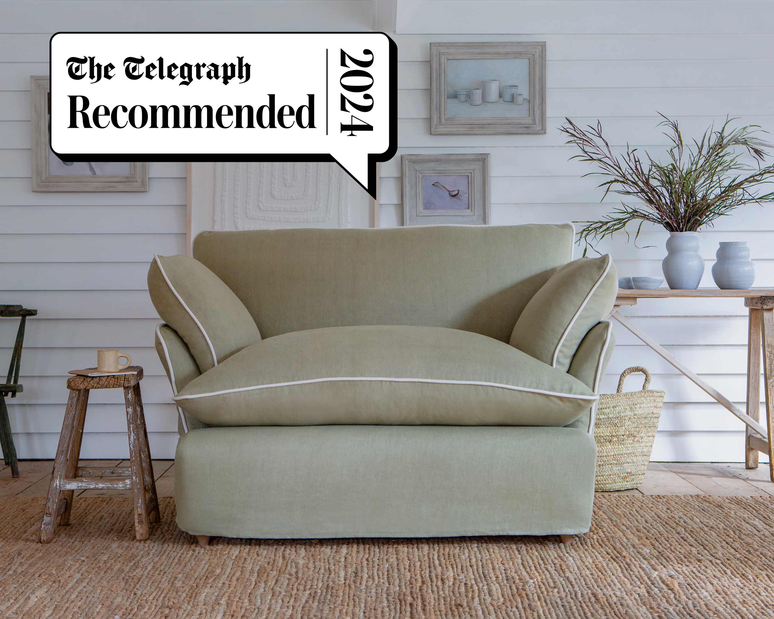 The Telegraph recommends Maker and Son loveseat for 2024